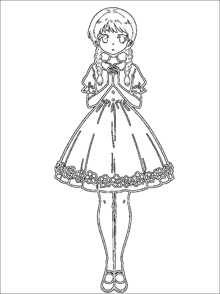 꽃 드레스 소녀 3